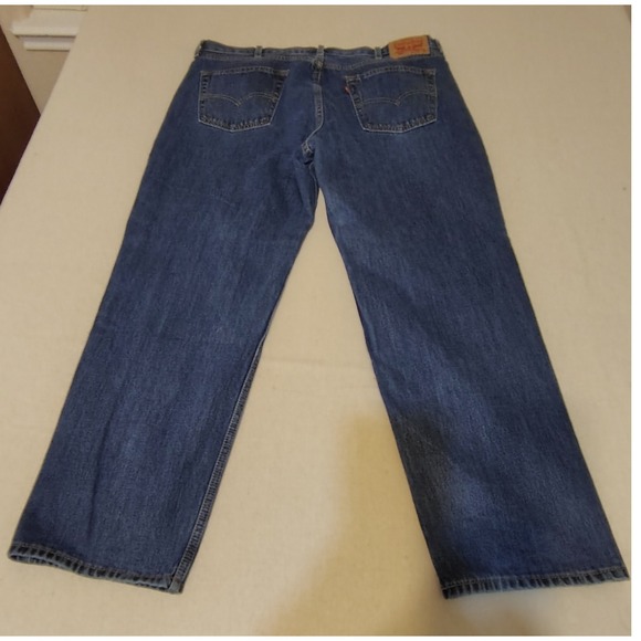 Levi Strauss 550 Jeans Mens Size 40x32 Relaxed Fit Dark Wash Denim Pants OO - Picture 8 of 8